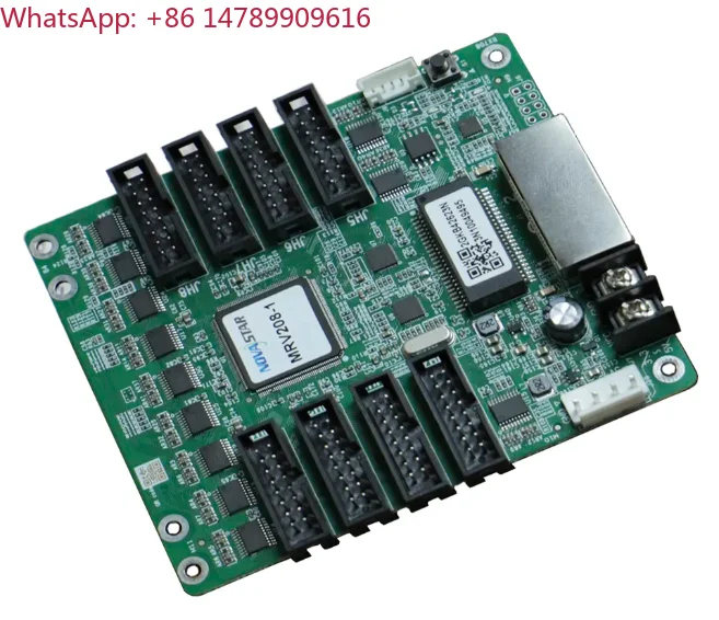 LEDNOVA MRV208-1 Digital Receiver Card Display Screen Full Color Control Indoor/Outdoor Media Video Playback 5V Voltage