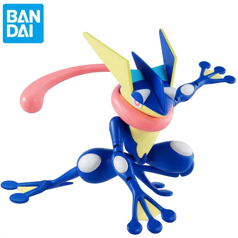 Original Bandai Pokemon Figures Plamo Greninja Model Toys Anime Game Gifts Collectible Ornaments Figure Model Action Figure Toys