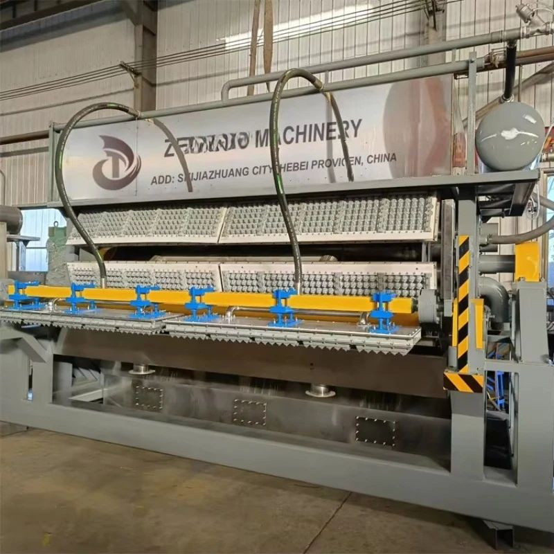 Large Capacity Factory Price Full Automatic Egg Tray Machines for Making Egg Trays with Metal Dryer