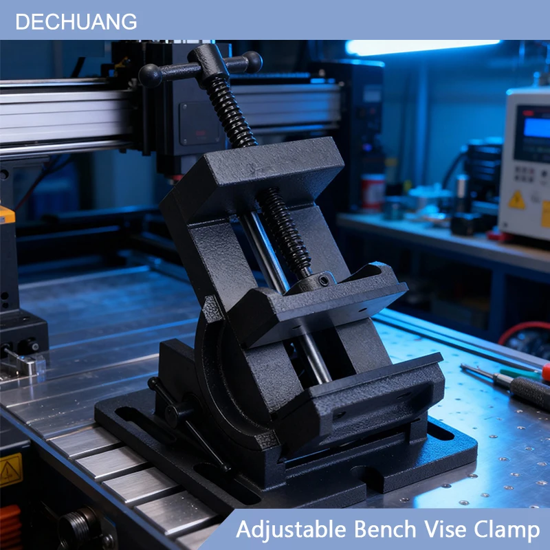 قابل للتعديل زاوية إمالة الدقة منجلة المشبك 3 "4" 75 مللي متر 100 مللي متر للخشب المعادن مقاعد البدلاء آلة الحفر QKD75 QKD100