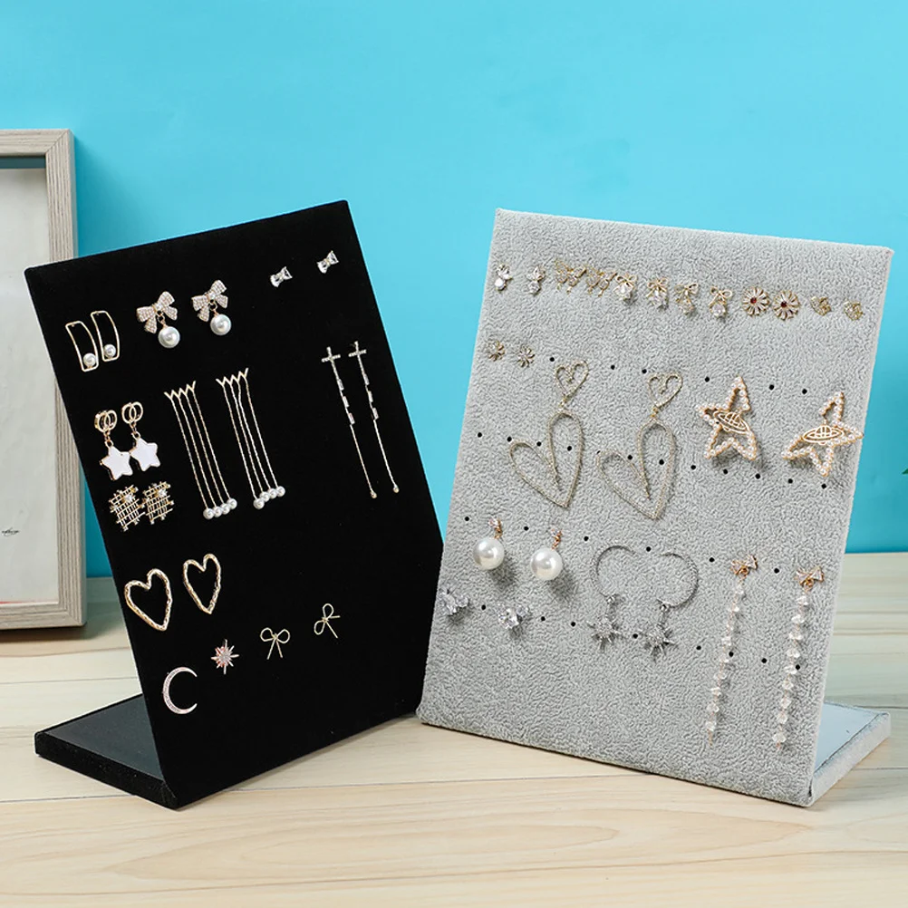 Earrings Holder Organizer Durable Jewelry Display Stand Practical Easy Use for Desk Counter Ear Stud Organizer Earring Display