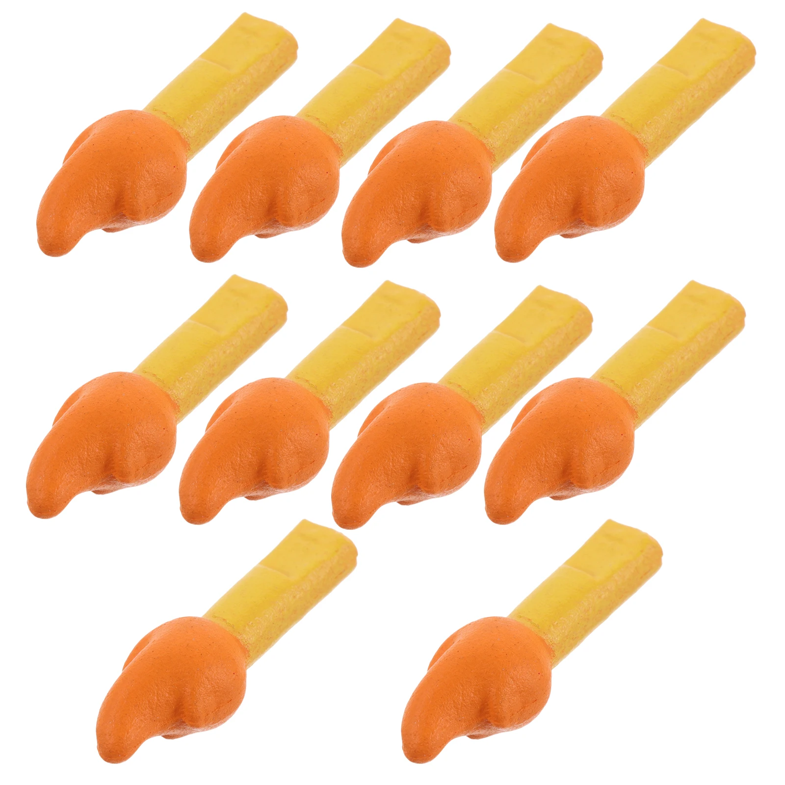 10 個マイクロ風景トーチ偽火キャンプファイヤーごっこおもちゃ人工砂テーブルドールハウス炎飾り