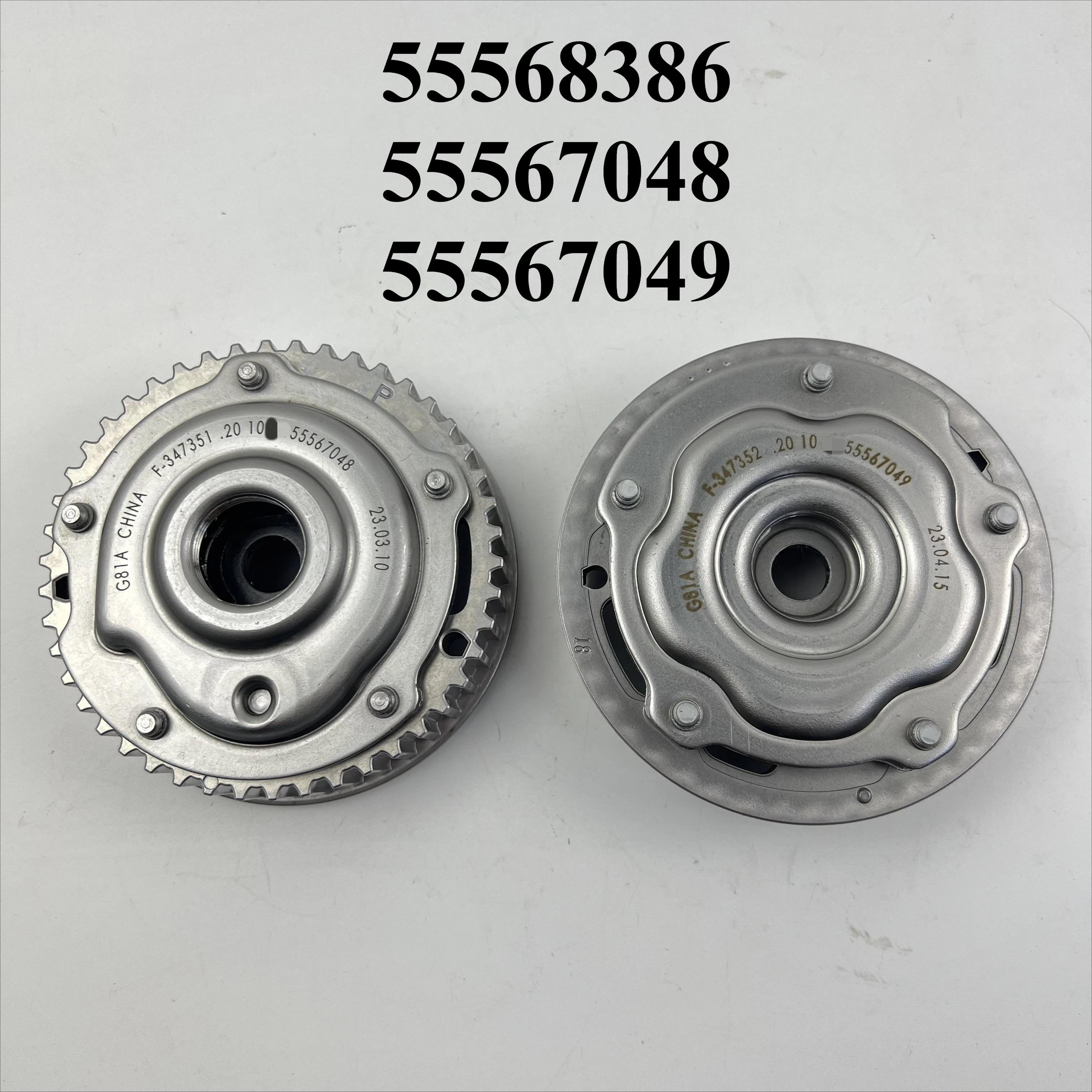 Engine Parts Camshaft Phaser Gear Timing Gear 55568386 55567048 55567049 for Chevorlet Cruze Aveo Opel 1.6/1.8