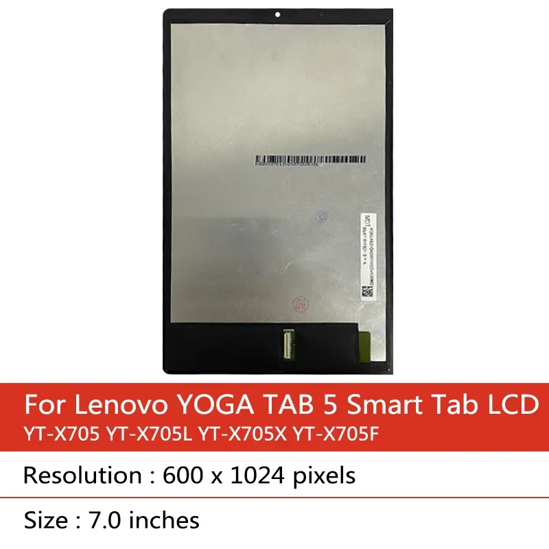 10.1''inch YT-X705 Display For Lenovo Yoga Tab 5 Smart Tab YT-X705L YT-X705X YT-X705F LCD Touch Screen Digitizer Assembly Panel