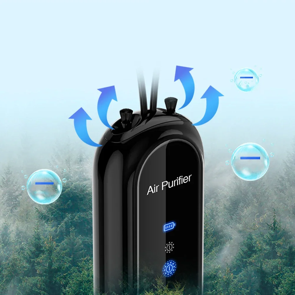 Tragbarer Negativ-Ionen-Mini-Luftreiniger, frischer, hängende Negativ-Ionen, reinigt die Luft, 780 mAh, praktisch, reinigt die Luft überall – Detail 8