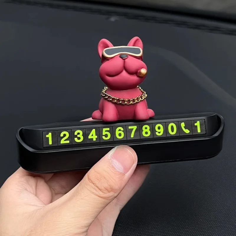 Temporary Parking Phone Number Sign for Vehicles Automotive Supplies Interesting Bulldog Temporary Parking Sign for Cars