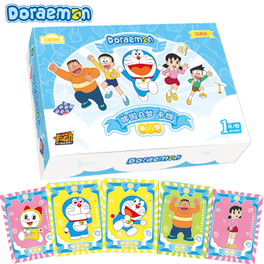 Genuine Doraemon Card For Children Noramyaako Dorami MiniDora Warm Humorous Anime Limited Game Collection Card Christmas Gifts