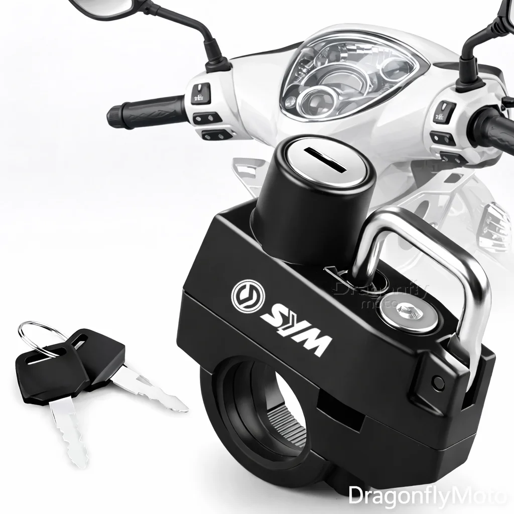 

Замок для мотоциклетного шлема для SYM JP150, GR125, Fiddle 3, FNX150, Maxsym 400i, 600i, противоугонное устройство для блокировки шлема.