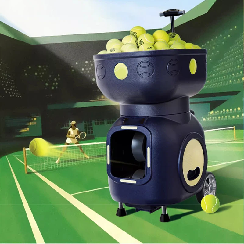 Machine à balles de tennis automatique pour une personne, équipement d'entraînement, alimentation, T5, 7e génération