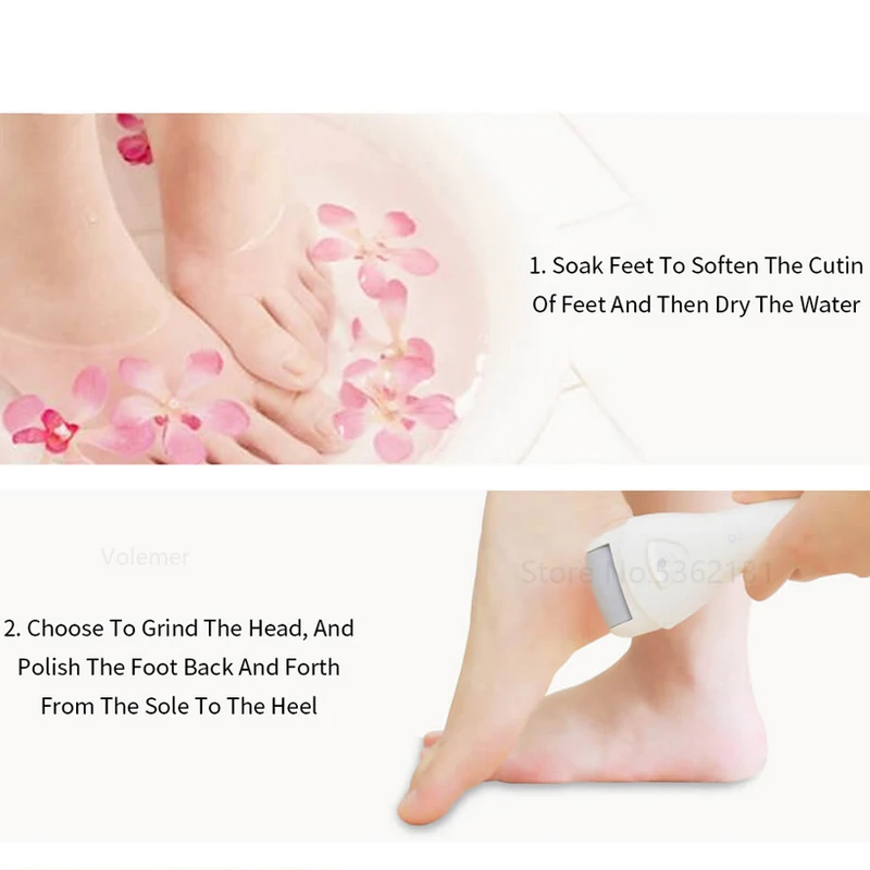 Youpin Youpin ไฟฟ้า Pedicure Foot Care บดผิว Rupture Remover เท้าแฟ้มเครื่องบด Dead Skin แคลลัสลบ Pedicure เครื่องมือ