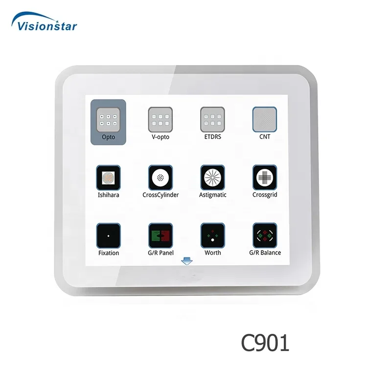 China Cheap Price Ophthalmic Visual Equipment 17 Inch Digital LED Eye Vision Test Chart