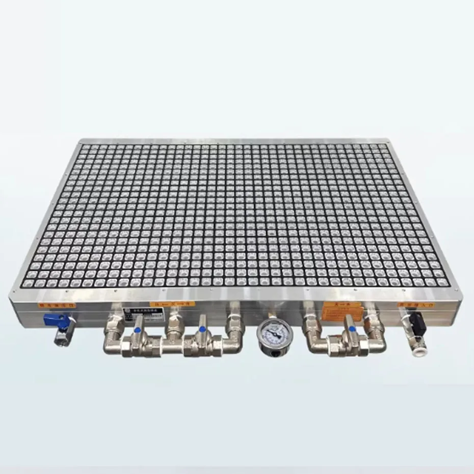 Porous vacuum suction cup CNC industrial non sealing strip strong multi-point adsorption isolation anti blocking type