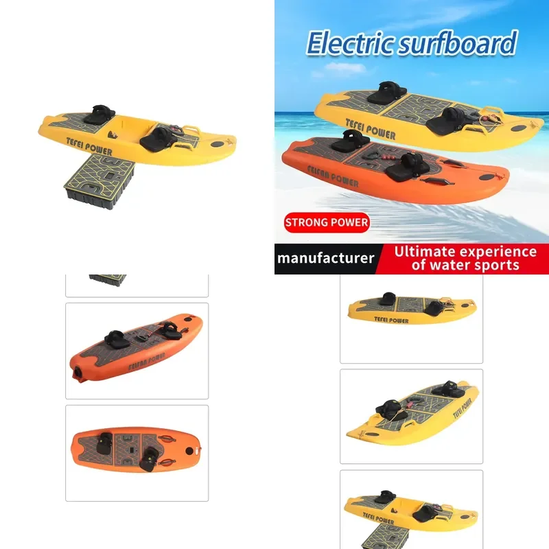 Lightweight & Crash Resistant Electric Jet Surfboard, 40km/h Max Speed with Detachable Lithium Battery for Adult