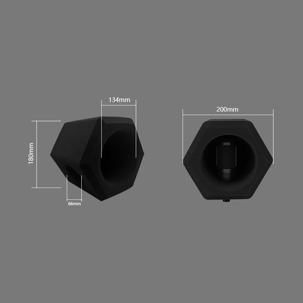 

Microphone Protective Covers Soundproof Windscreen Singing Acoustic Enclosure DustProof Spit Guard Foam Mic Sponge Cover