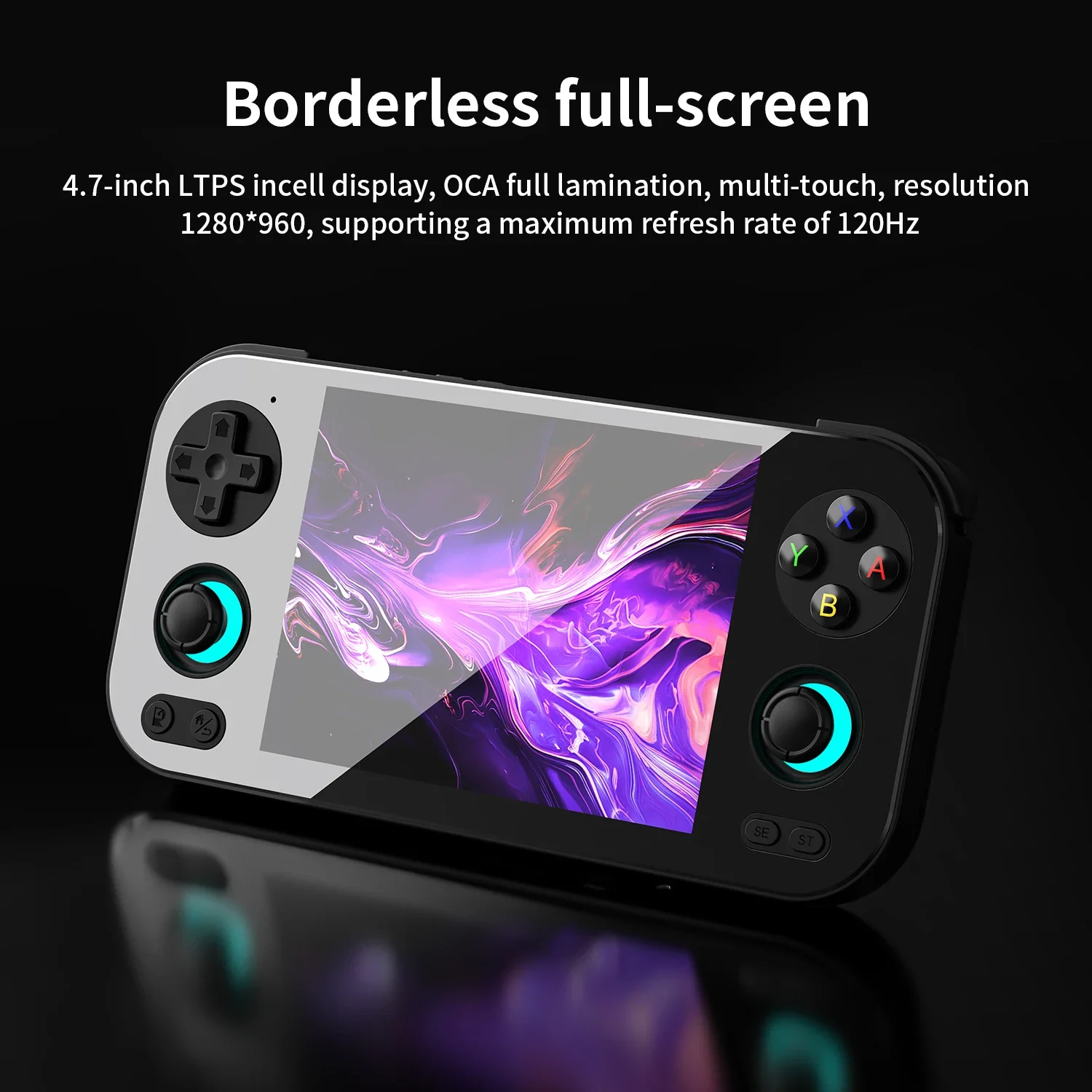 ANBERNIC RG 476H أندرويد وحدة تحكم بجهاز لعب محمول 4.7 "HD متعدد اللمس شاشة كاملة قاعة المشغلات واي فاي ريترو ألعاب الفيديو لاعب RG476H
