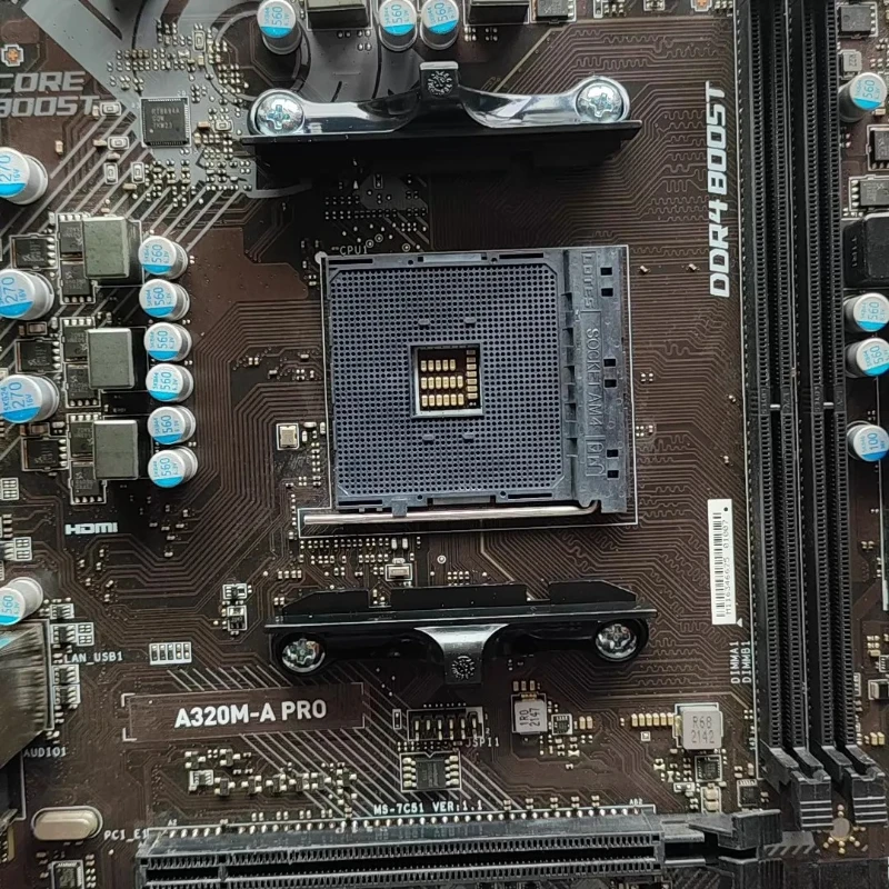 

Used A320M-A PRO Motherboard A320 Chipset DDR4 Support AM4 CPU HDMI VGA for MSI