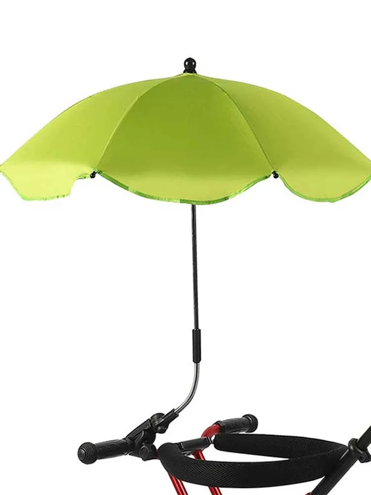 Chair Umbrella with Adjustable Universal Clamp for Beach Chair UV Protection Umbrella for Strollers Wheelchairs Patio Chairs