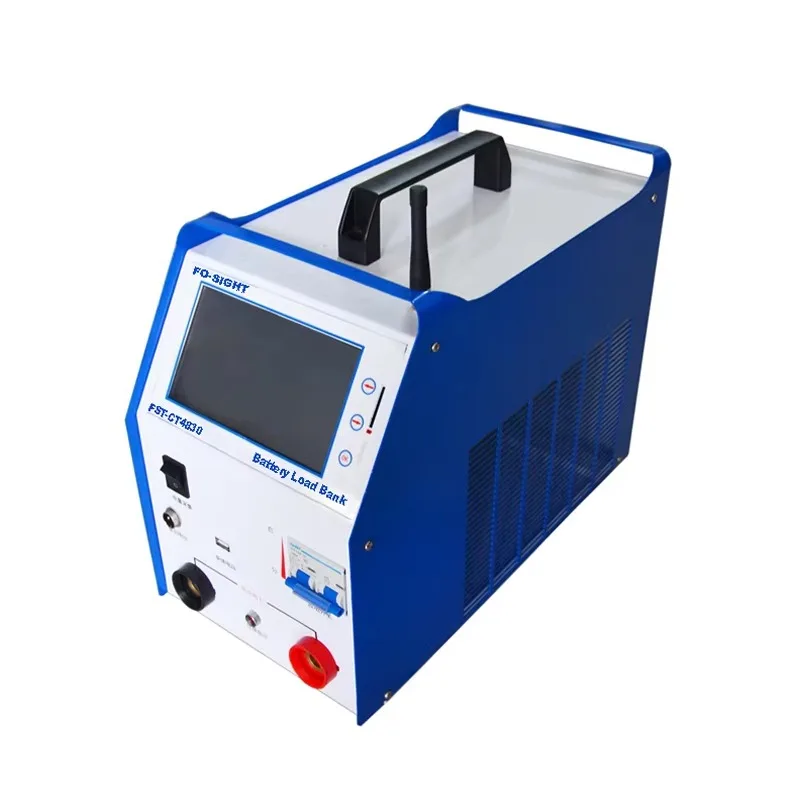 The 220v50A Intelligent Dummy Load Battery Capacity Tester Monitors Voltage and Current