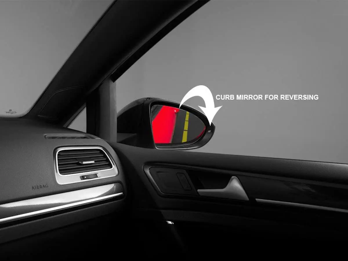 Electric Power Folding Side Mirror With Puddle Light For Golf Mk7 7.5 White view 6