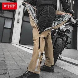 Motowolf Winter Motorcycle Electric Heating Quick Pants Release Pants Winter Warm MotoTrouser Windproof Waterproof With CE Prot