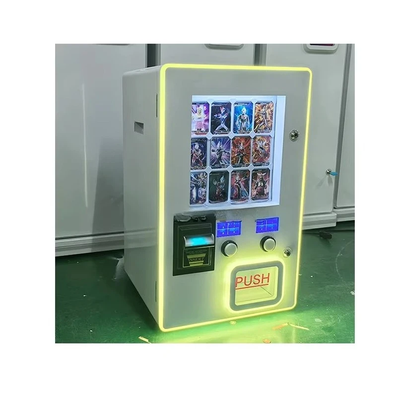 yugioh card vending machine Two Slots Ppikachu Charizard Lugia Lucky Draw Kpop Cards Sportscards Vending Machine for Sale Vending Machine - Common Version