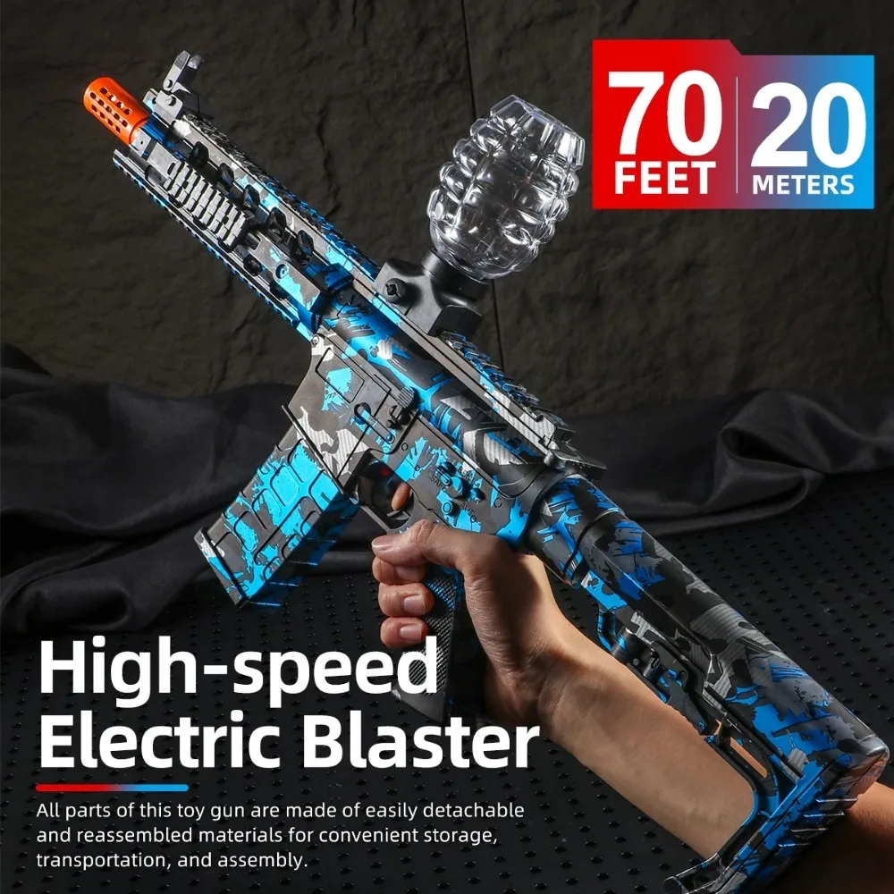 M416 Elektrische Ball Blaster Speelgoedpistool Outdoor Hoge Snelheid Schieten Waterbal Spel voor Team Battles Kinderen Kerstcadeau