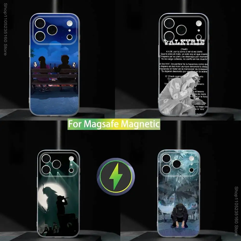 

B-Beny Jr Rapper LowFlyer For iPhone 17,16,15,14,13,12,11,Pro,Max,Plus,Mini,SE4,E Magnetic For Magsafe Wireless Phone Case