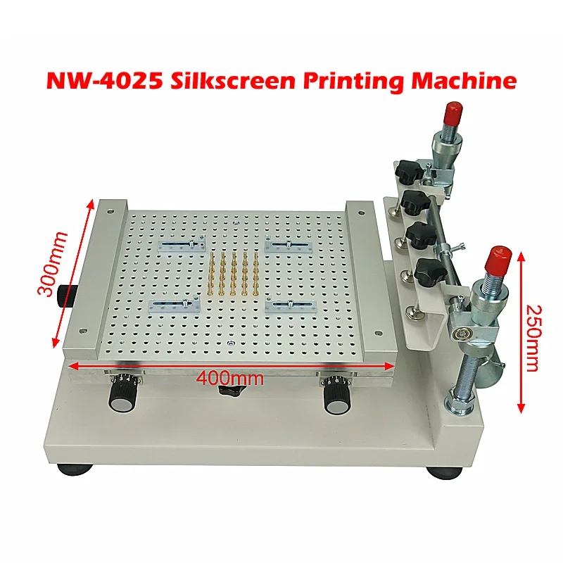 Solder Paste Printer Silkscreen Printing Machine High Precision SMT Screen Printer Single Double-sided Circuit Board Paste