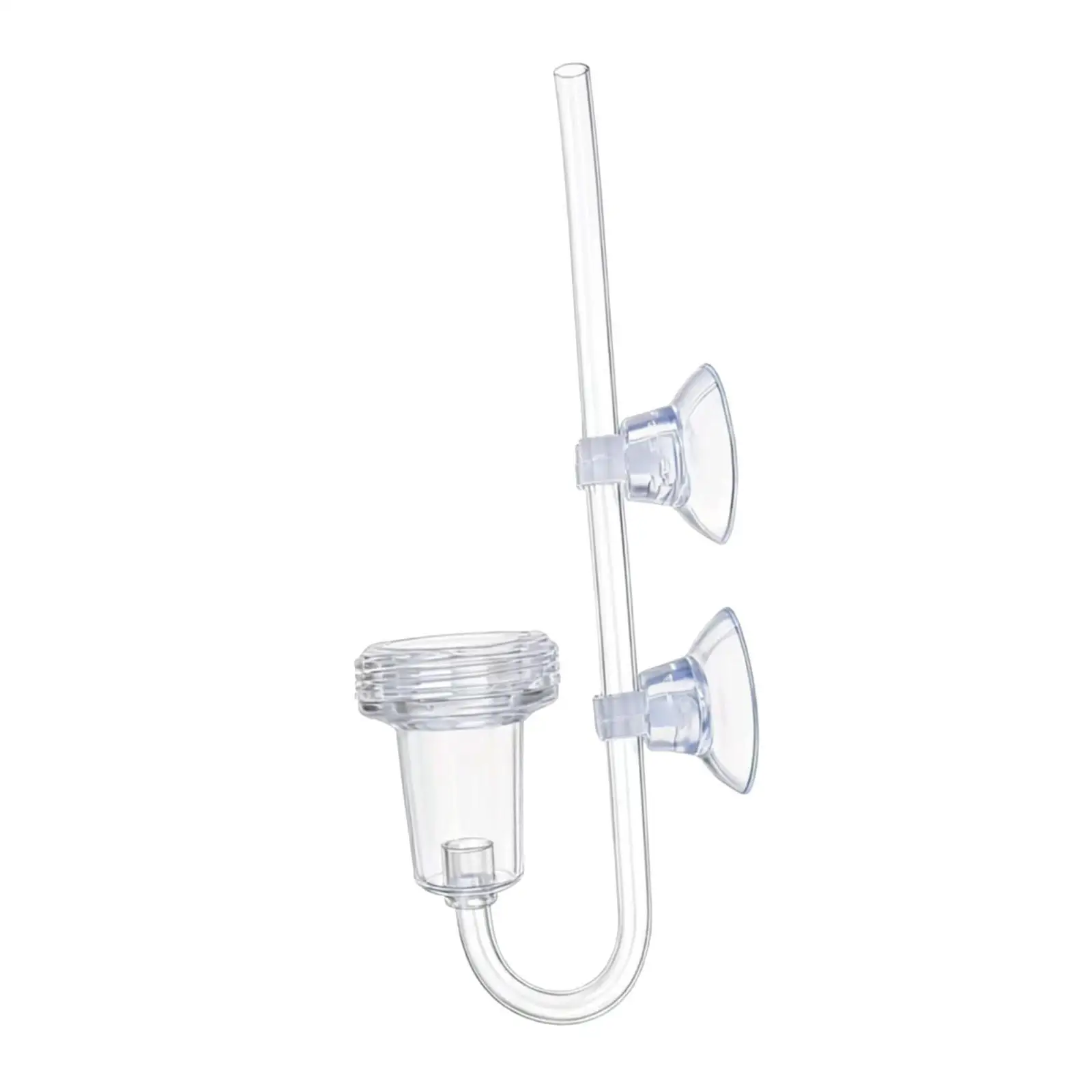 Transparent CO2 Diffuser with Suction Cups, Easy Installation for Aquarium Plants. Carbon Diffuser.