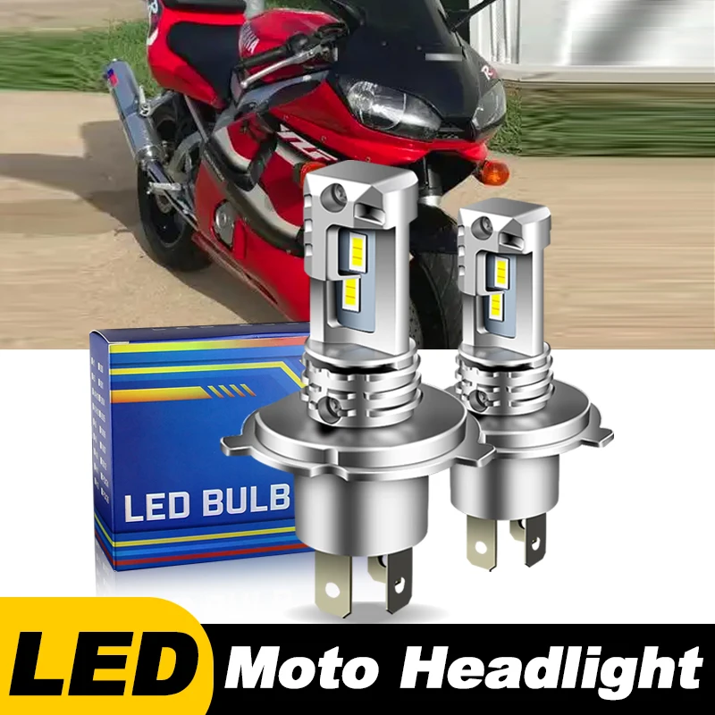 1pc/2Pcs Motorcycle Headlights For Yamaha YZF R6 1999 2000 2001 2002 Super Bright White 12000lm H4 led Headlamp Bulbs CANbus