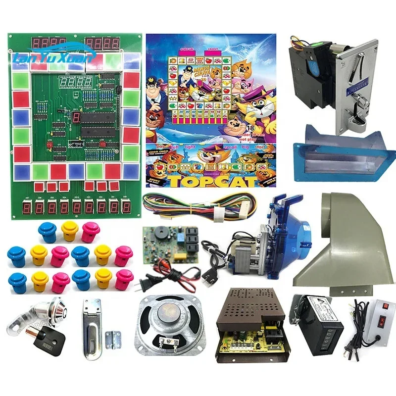 High Quality  Gaming arcade Game Machine Diy Kit pcb Video Free Games Board Machine