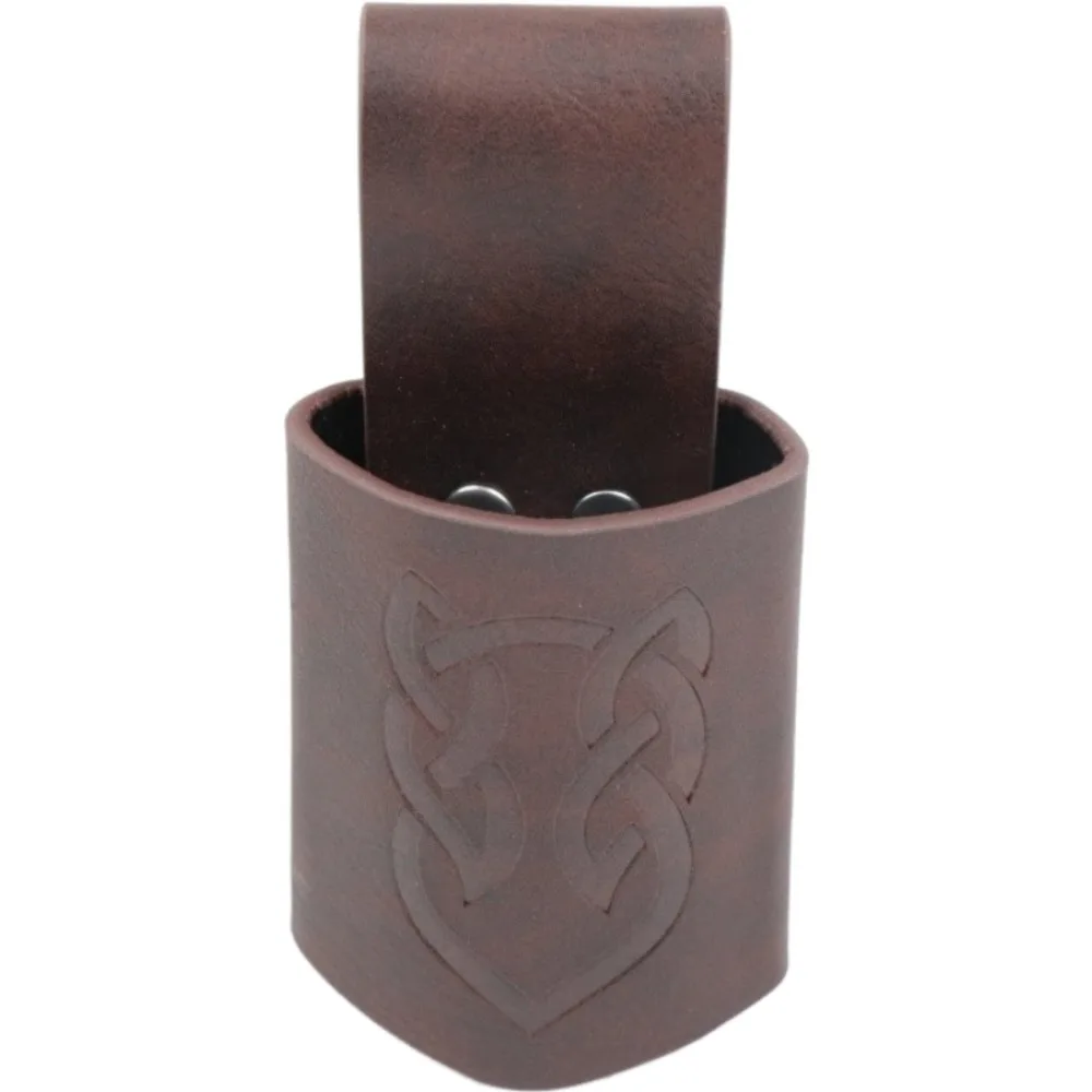 Vintage PU Leather Medieval Sword Holder Vintage Retro Sword Holder Belts Knight Sheath Scabbard Cosplay Accessories