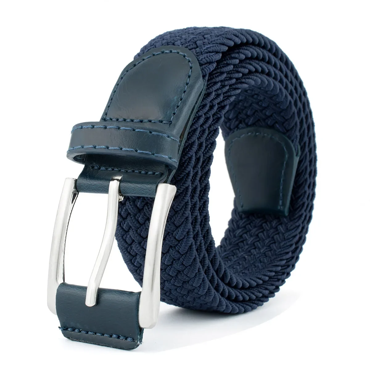 Stretch-gewebter, atmungsaktiver Legierungsgürtel mit Dornschließe für Männer und Frauen, hochwertiger, lässiger Jeans-Golf-Canvas-Multifunktions-Outdoor-Gürtel
