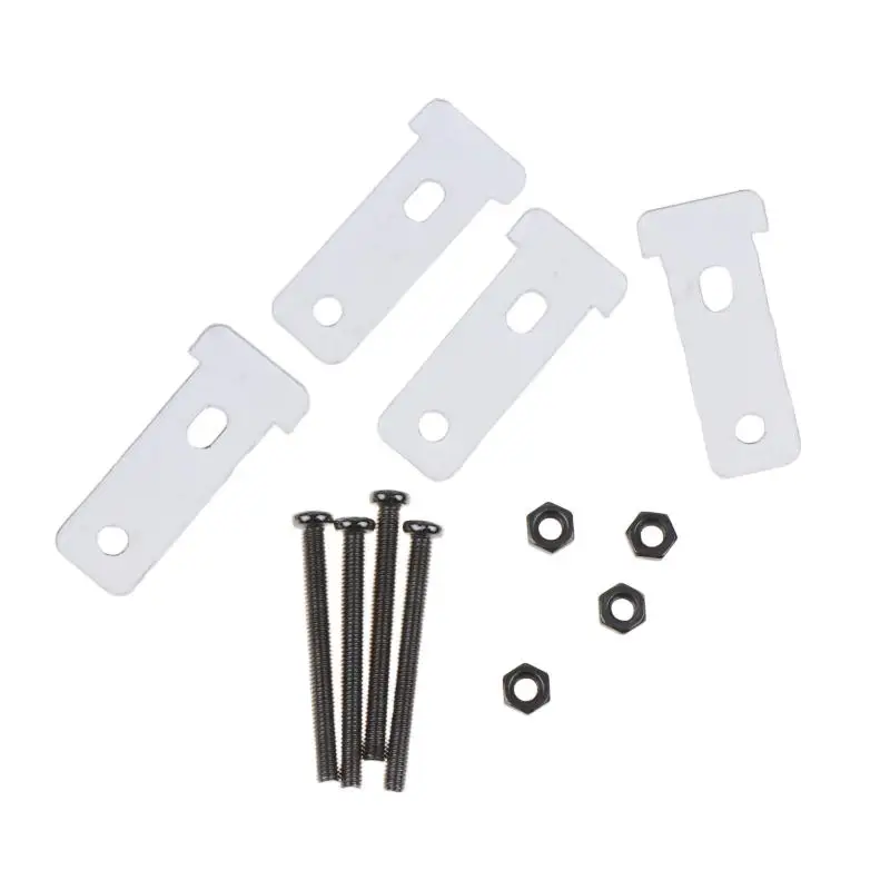 TT Gear Motor Bracket Rust Resistant T Type Mount Holder with M3 30 Screws Nuts for DIY Smart Car Robot Projects