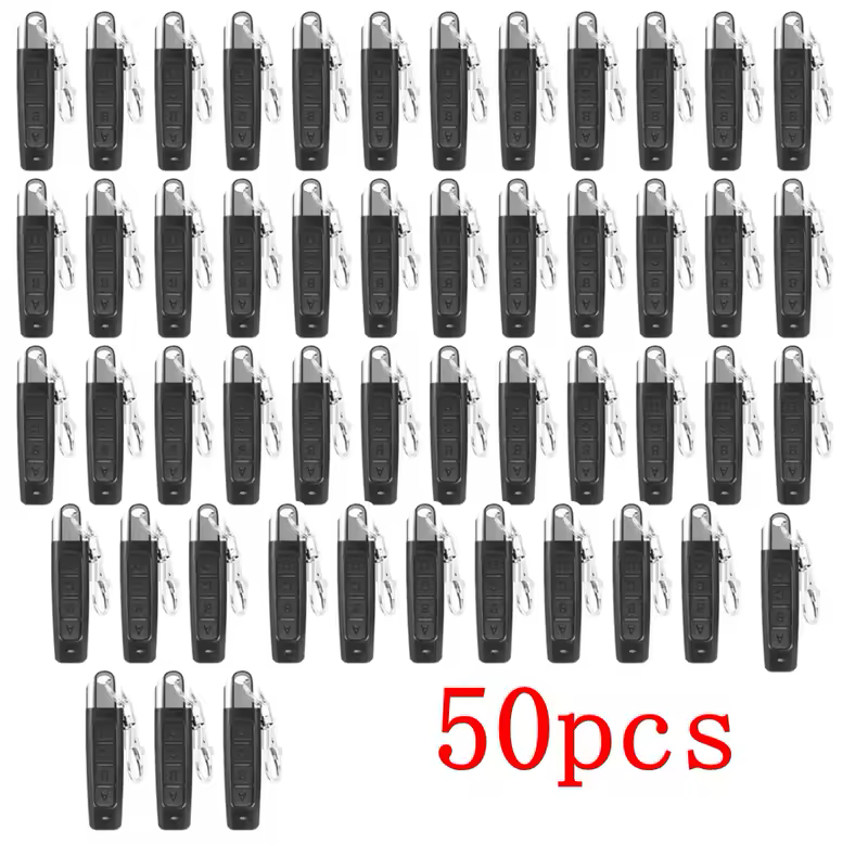 1-50PCS 433mhz Remote Control Duplicator Universal Remote key Copy Clone Replacement Garage Door Keychain RF 433Mhz Transmitter - Image 11