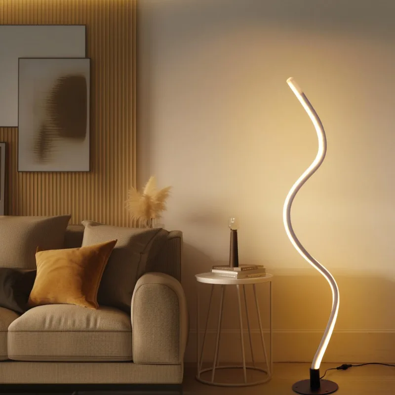 

RGBW Bendable & Flexible Minimalist Floor Lamp, LED Floor Light with Remote Control, Game Room Lights