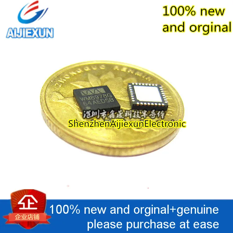 5pcs 100% new and orginal WM8978G WM8978GEFL QFN3 STEREO CODEC WITH SPEAKER DRIVER WM8978CGEFL large stock