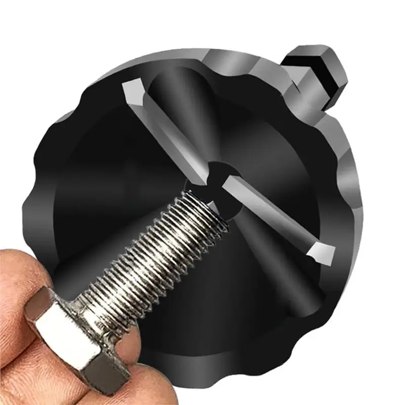 1Pcs Heavy-Duty Hex Deburring & Chamfering Tool - Precision Hex Shank For Screw Repair, Bolt Trimming & Countersinking