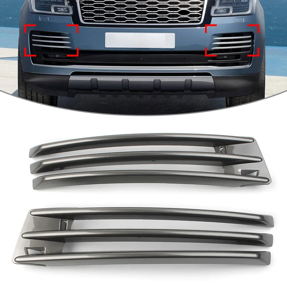 1Pcs Left/Right Car Front Bumper Grille Air Vent Cover Trim For Land Rover Ranger Rover L405 2018-2021