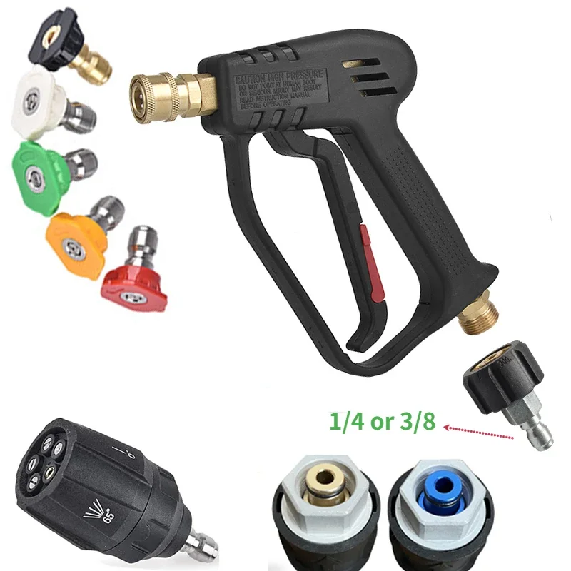 

Water gun snow foam lance for Car Cleaning Hose Connector For Parkside/Karcher/Nilfisk/Daewoo/Bosch Quick connector nozzles