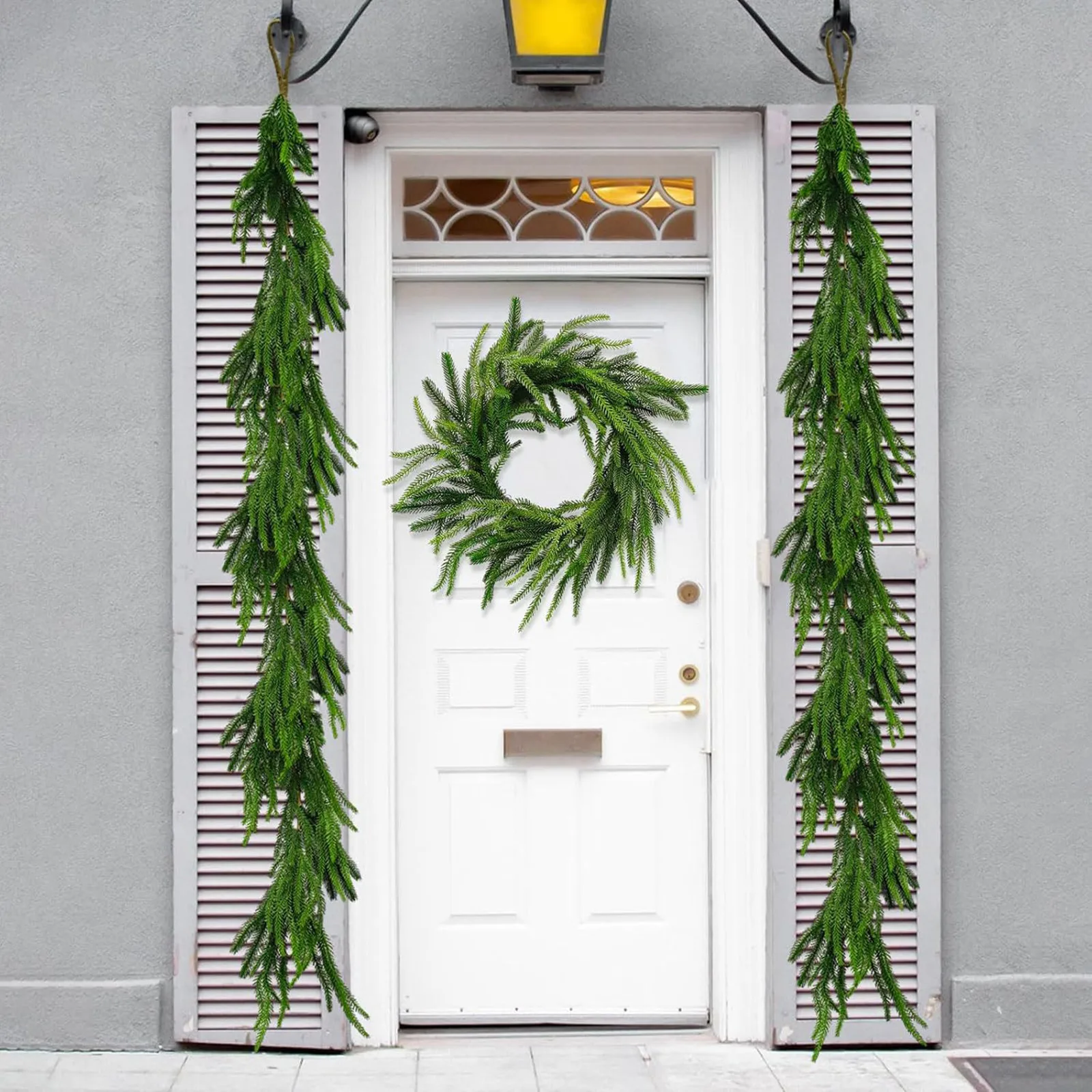 

180 см Рождественская елка, гирлянда из сосновой иглы, искусственная зелень, ветки, украшения для праздника, праздника, дома, вечеринки, свадьбы, мероприятия