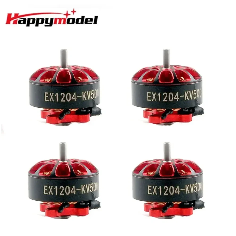 RoRuSHappymodel 4PCS EX1204 5000KV 6500KV Brushless Motor 1.5mm Shaft For 2-4S 2-3S 3 Inch FPV Racing Drone Toothpick Quadcopter