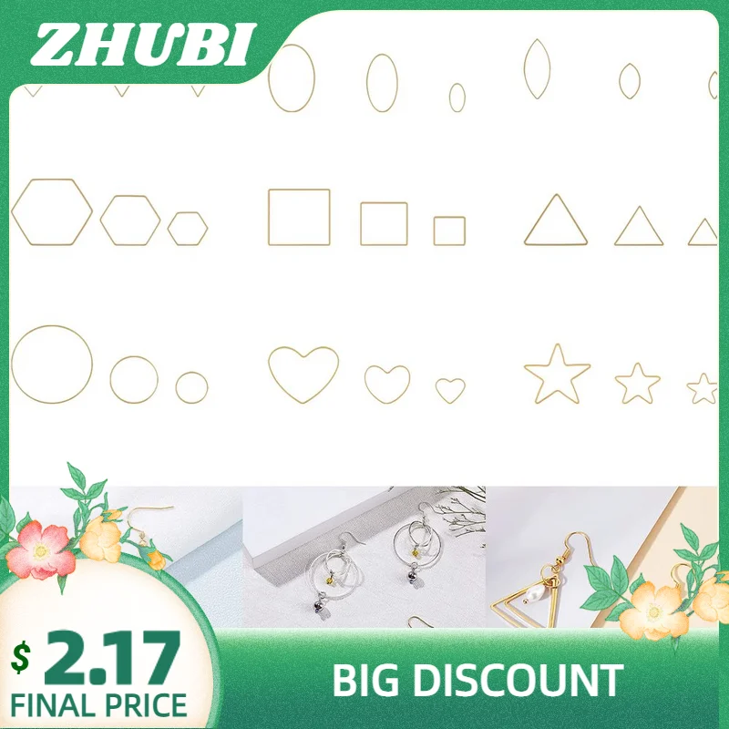 

20pcs Stainless Steel Geometric Hollow Bezel Frame Charms Pendants For DIY Earring Necklace Jewelry Making Findings Accessories