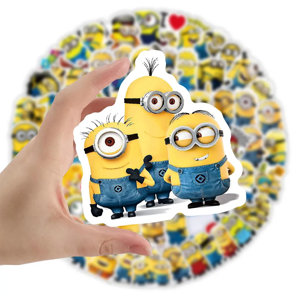 100PCS Cute Cartoon Anime Graffiti Stickers for Bicycle Hand Account Pencil Case Decals LanLanStickersWorld image 4