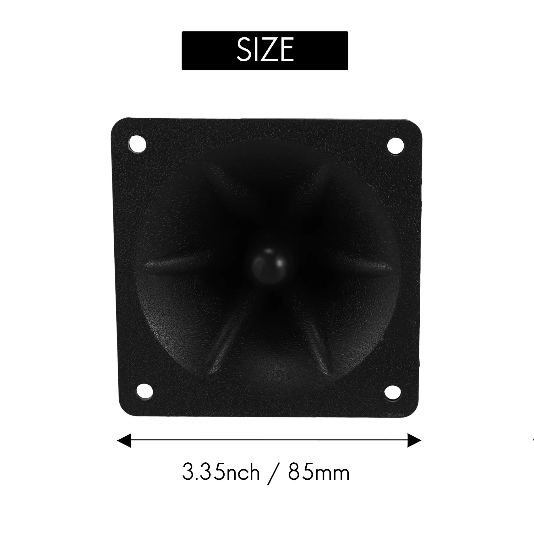 2Pc Tweeters Piezoelectric Tweeter Loudspeaker Ceramic Buzzer Treble Square Audio Speaker