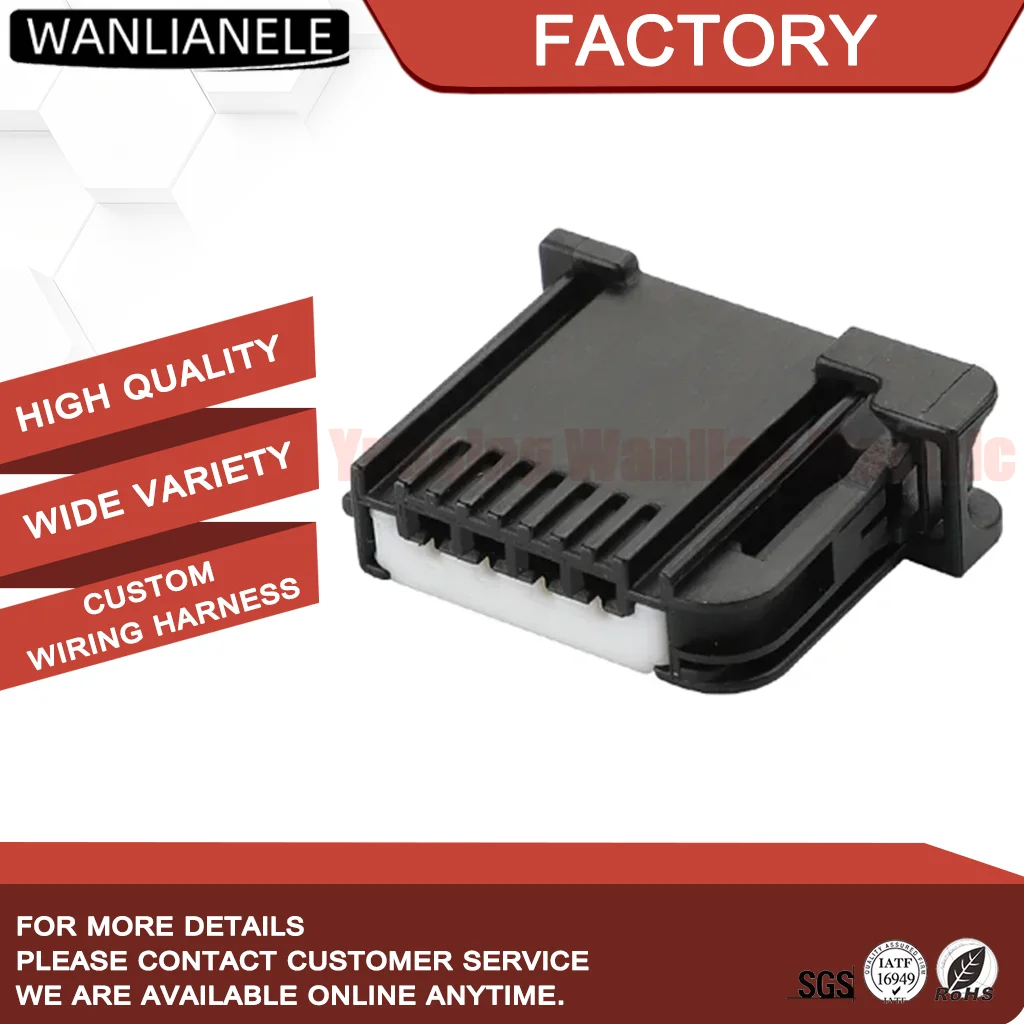 50 Sets 6098-5516 4 Pin Female Connector Housing US Series 1.5mm Unsealed PBT Black Fit Auto Harness