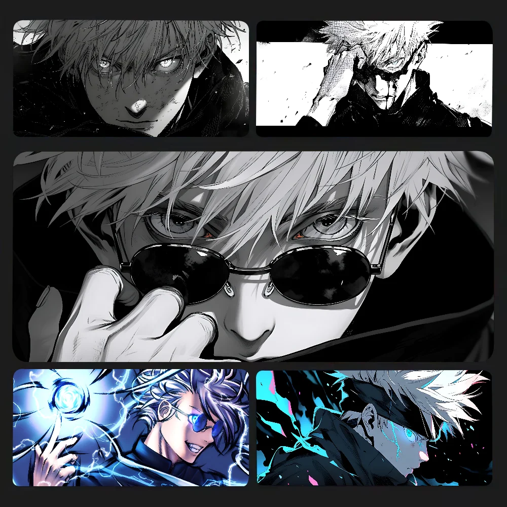 

Anime Jujutsu Kaisen Gojo Satoru Mousepad Mouse Mat Desk Mat With Pad Gaming Accessories Prime Gaming XXL Keyboard Pad Padding