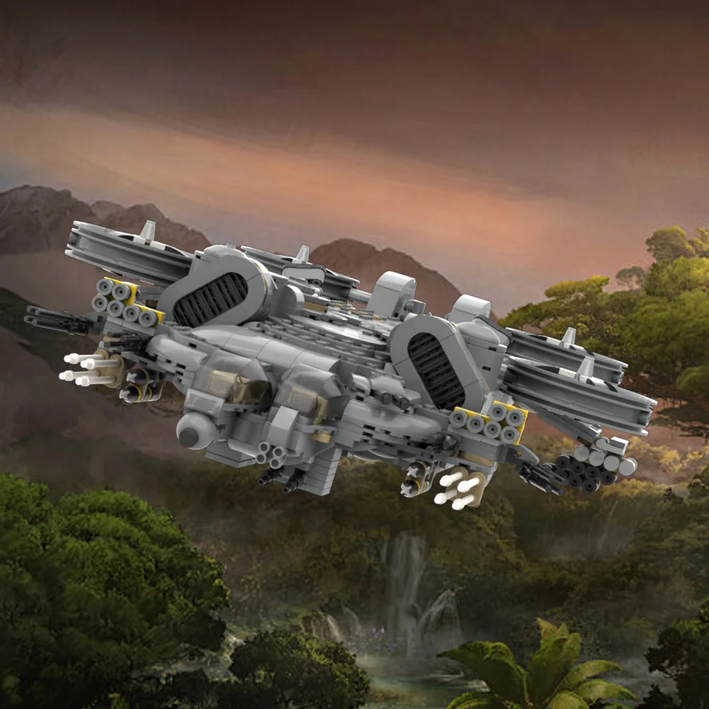 ゴブリックス MOC ドラゴンズ アサルトシップ 組み立てブロック モデル ヘリコプター サムソン SA-2 ブロック DIY RDA マタドール おもちゃ 子供向けギフト