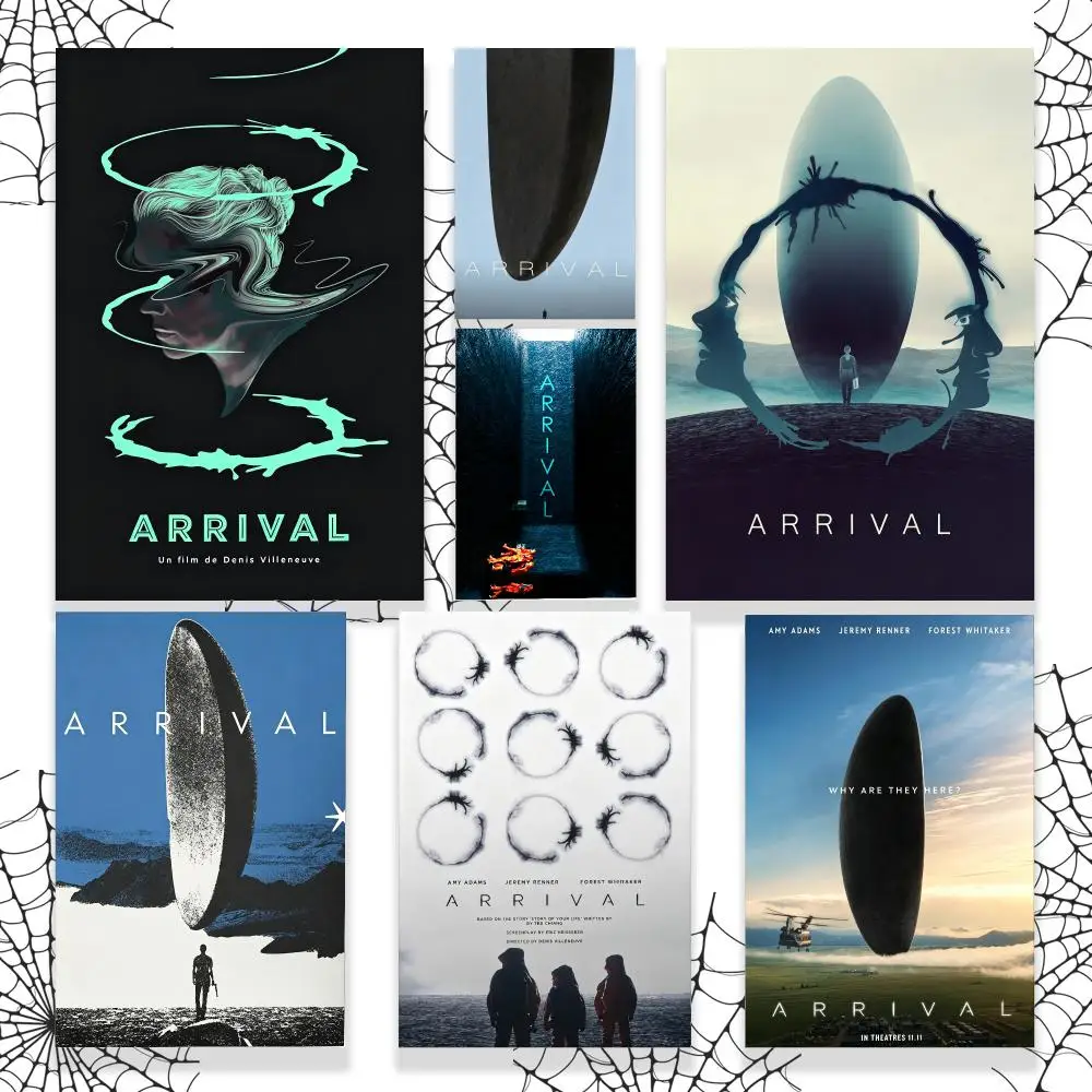 Arrival Sci Fi Mystery Film Graphic Wall Art Poster HD Waterproof PP Paper Print for Bedroom Living Room Office Decor Gift