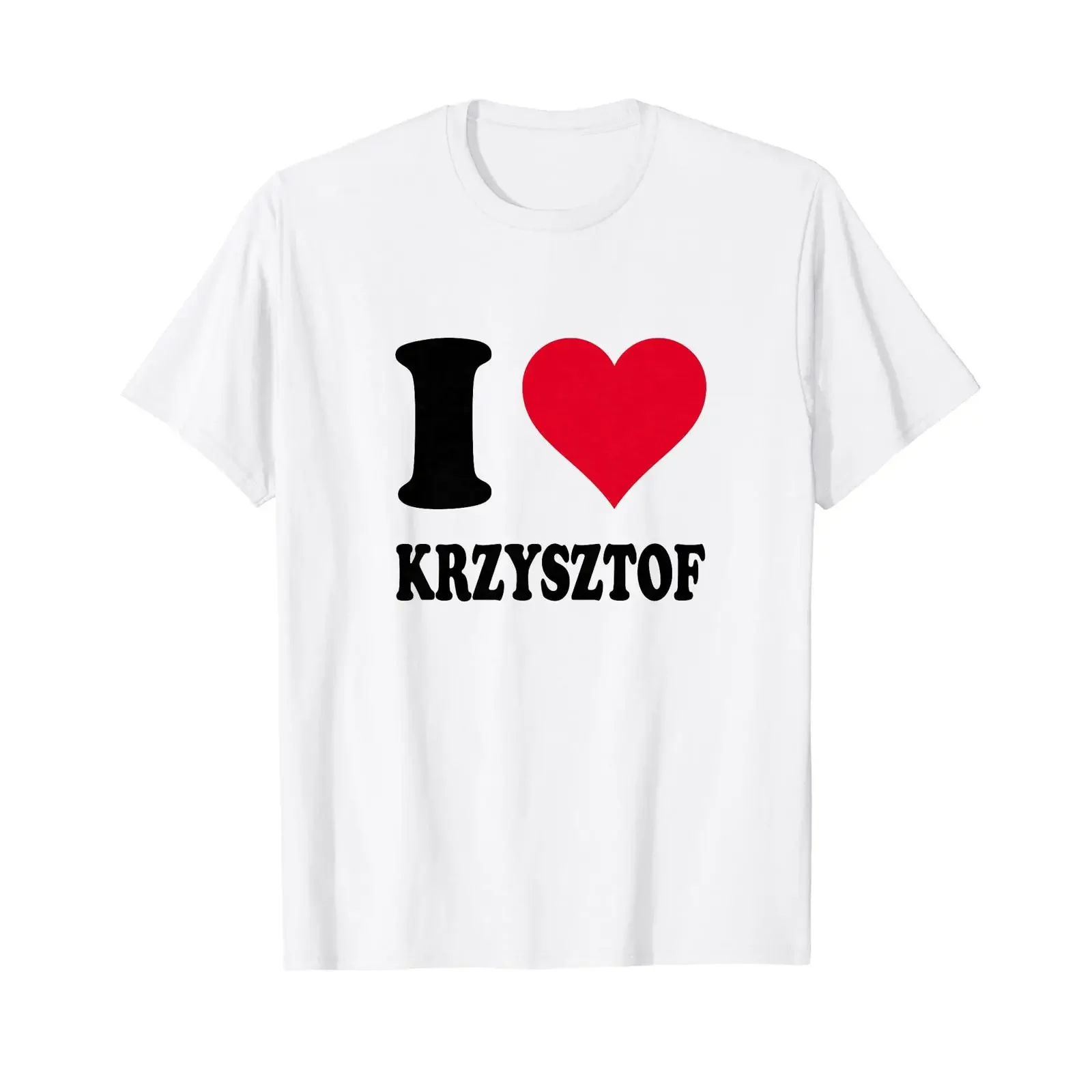 Ich Liebe Krzysztof T Shirt vintage Washed fashion Breathable Casual streetwear designer clothes graphic Stylish Comfortable